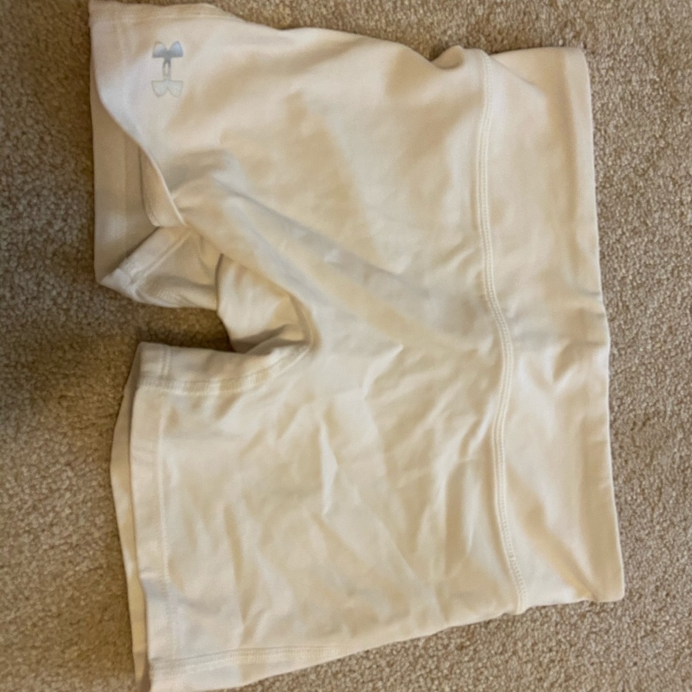 White under armor shorts